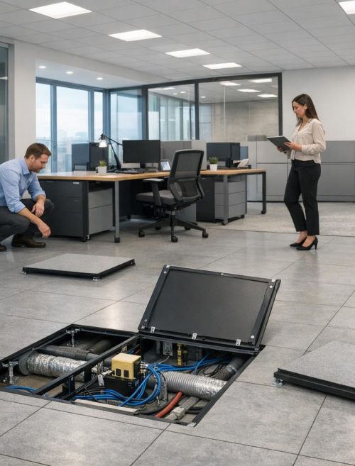 Podłogi technologiczne do nowoczesnych przestrzeni użytkowych — przewodnik praktyczny