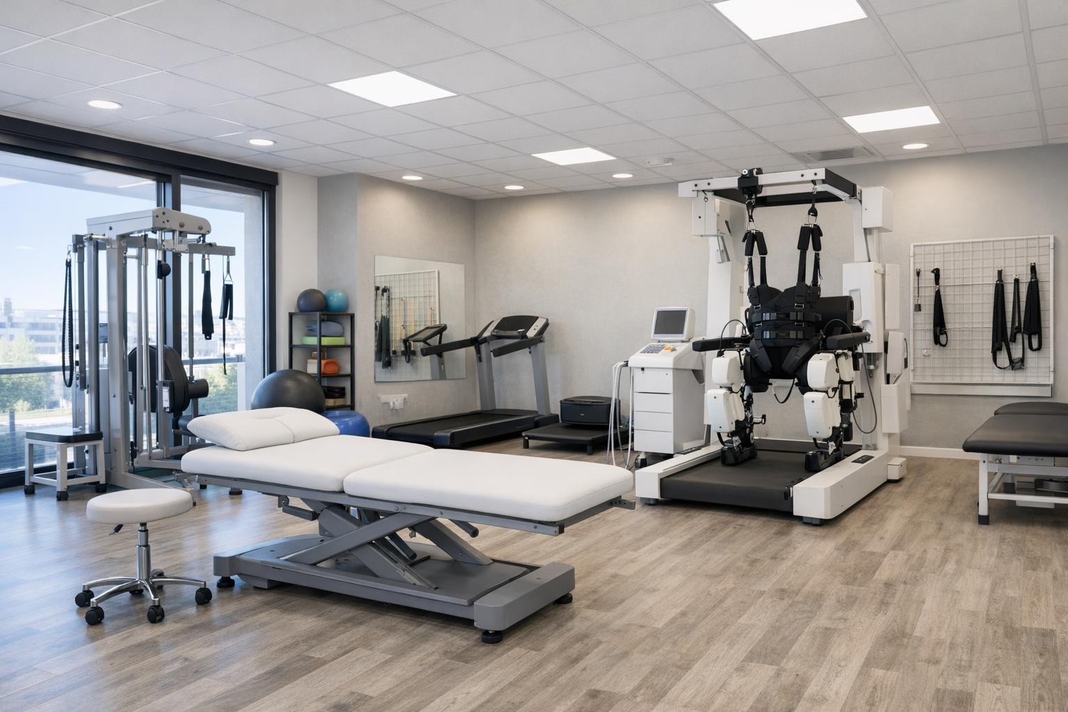 Nowoczesny gabinet rehabilitacyjny z profesjonalnym sprzętem w Rzeszowie